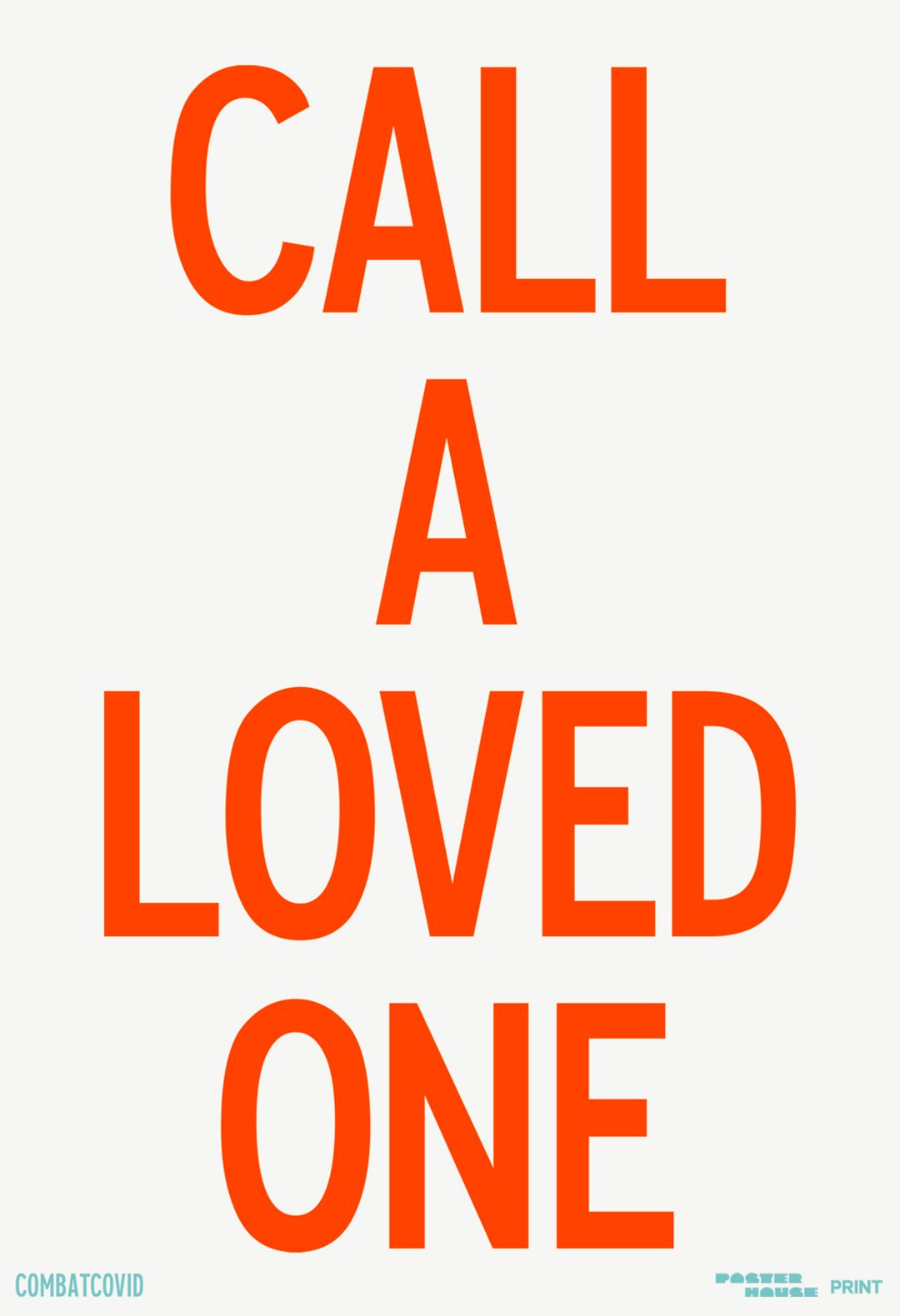 A type-based poster with red text,